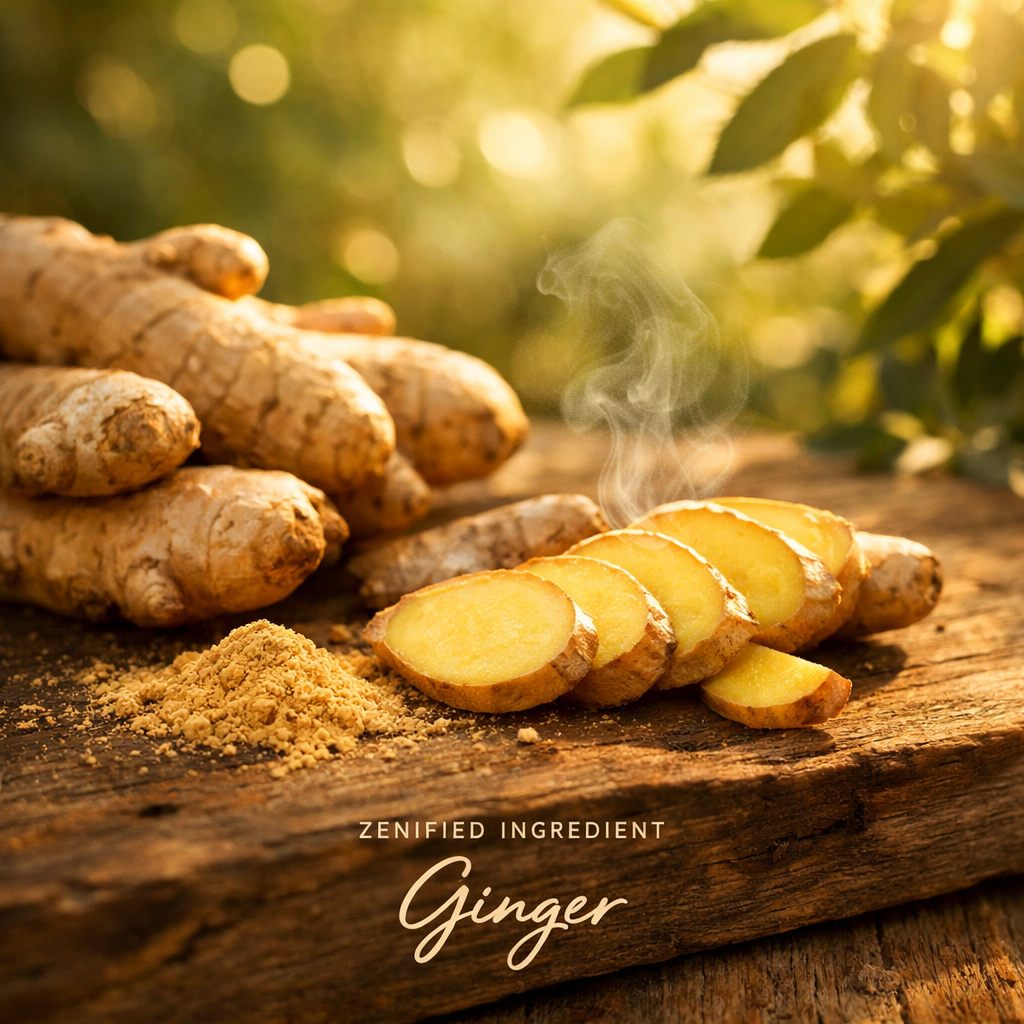 Fresh ginger root used across global culinary and botanical traditions