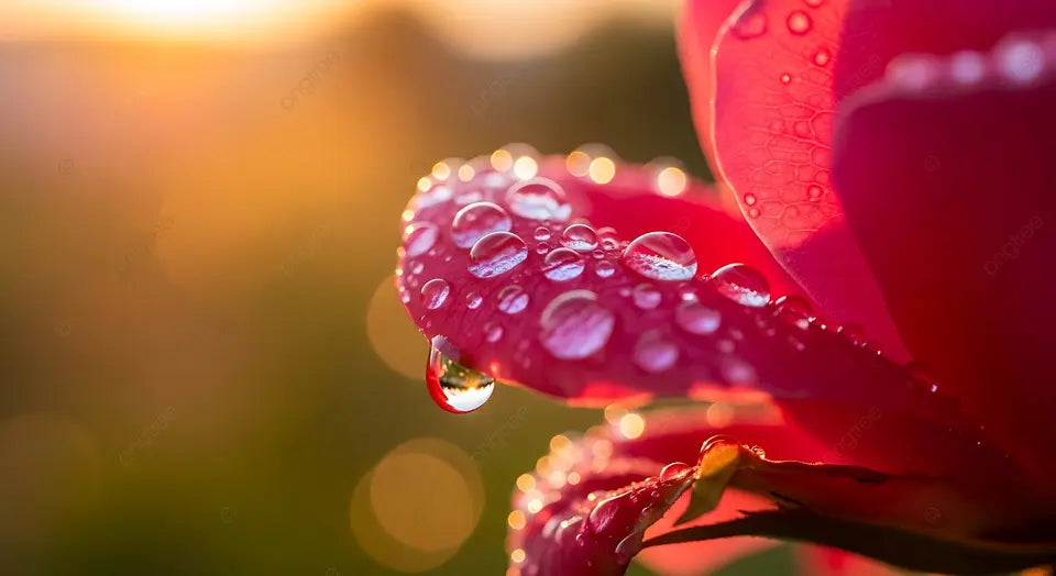 Damask rose petals associated with beauty, poetry, and spiritual devotion
