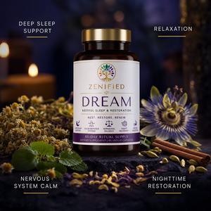 Dream restful evening and restoration benefits infographic