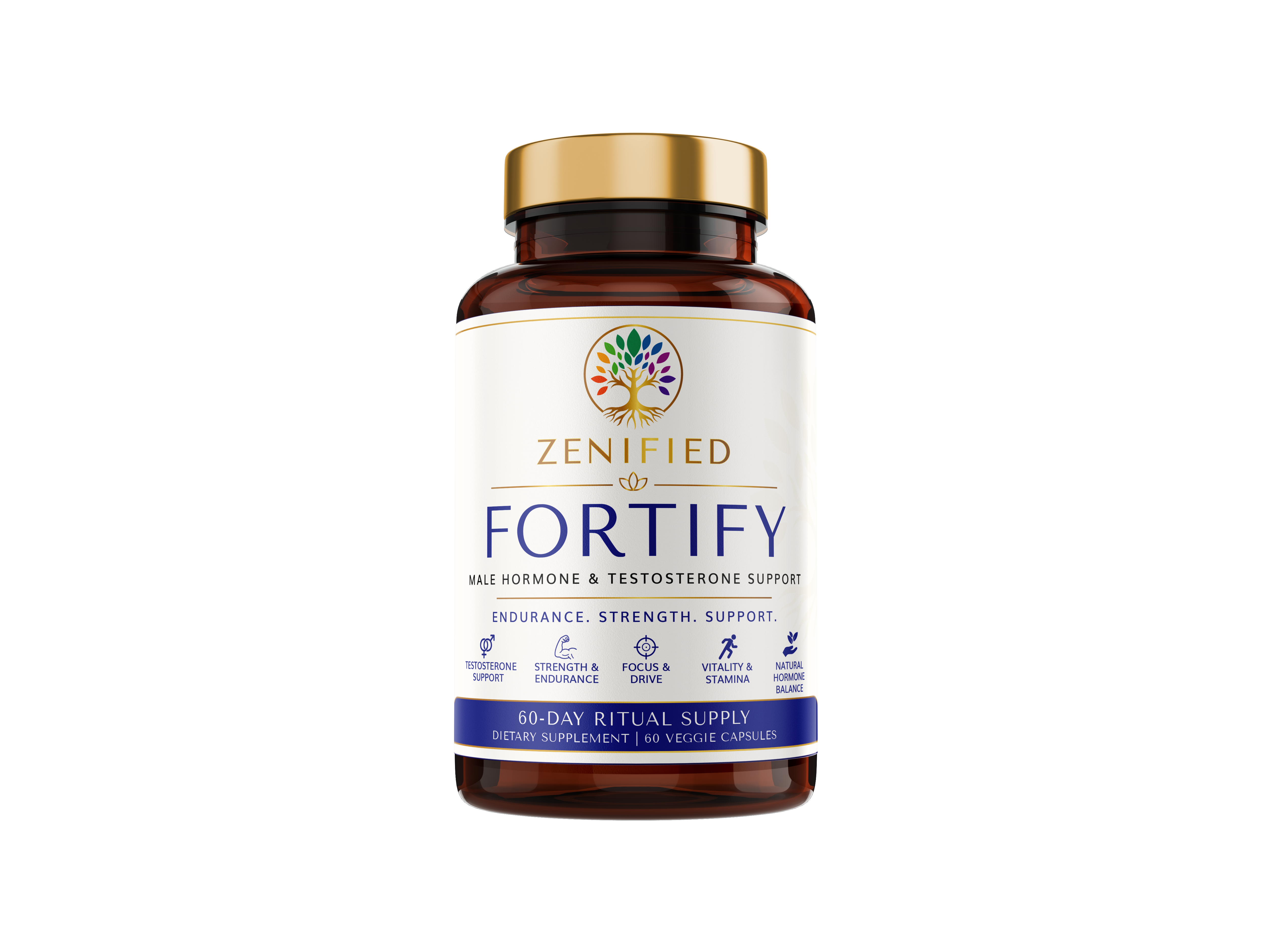 Zenified Fortify men's vitality and resilience support supplement
